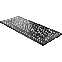 LogicKeyboard XL-Print White on Black DE