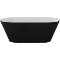 Jet-Line Badewanne LAUSANNE II schwarz Freistehend 170 cm,