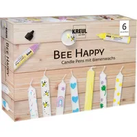 Kreul Candle Pen 6 St. 29 ml Gelb/Grün/Lila/Rosa/Schwarz
