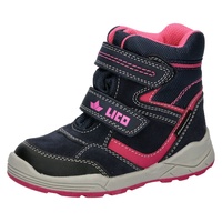 Brütting Lico Kamala V Schneestiefel, Marine/pink, 35 EU