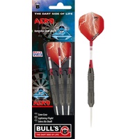 BULL'S Aero Steel Dart, Schwarz, 20g