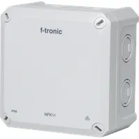 F-Tronic NFK11gr FR-Abzweigkasten 110x110x67mm, IP66, grau