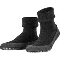 Falke Cosyshoe SO CP, Pantoffeln, Anti-Rutsch, einfarbig Dunkelgrau 39-40