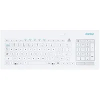 Gett InduKey KR26202 Cleankeys CK5, Touchpad, weiß, USB, DE