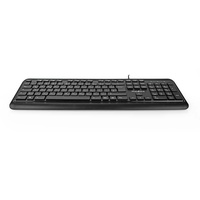Nedis Multimedia Tastatur schwarz, USB, DE (KBMU200BKDE)