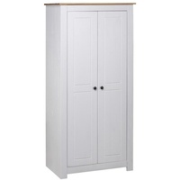 VidaXL Kleiderschrank Weiß 80×50×171,5 cm Kiefer Massiv Panama Serie