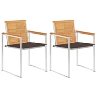 VidaXL Gartenstuhl 60 x 60 x 85 cm braun