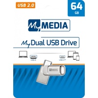 MyMedia MyDual 64GB, USB-A 2.0/USB-C 2.0
