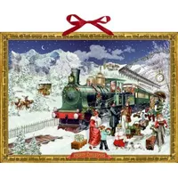 Coppenrath Verlag Wandkalender - Nostalgische Eisenbahn Mit 24 Verwandeltürchen