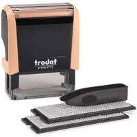 Trodat Printy 4912 Stempelset in Pastell Creme zum Selbersetzen