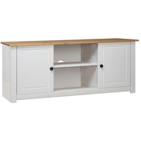 VidaXL TV-Schrank Weiß 120x40x50 cm Massivholz Panama-Kiefer