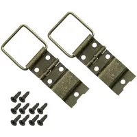 HMF 6496 Aufstellscharnier aus Metall für Vintage Koffer, 2