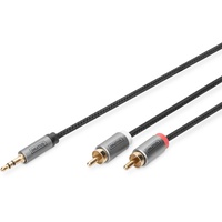 Digitus Audio Adapterkabel, 3.5mm Klinke auf Cinch