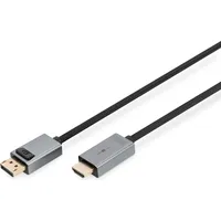 Digitus DisplayPort Adapterkabel, DP - HDMI Typ A 1m