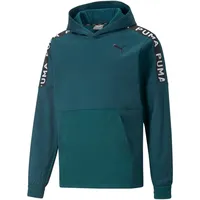 Puma FIT PWR Fleece Trainings-Hoodie Herren varsity green M