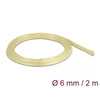 DeLock 20798 20798 Geflechtschlauch Gelb