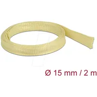 DeLock 20800 20800 Geflechtschlauch Gelb