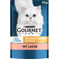 Purina Gourmet Perle Erlesene Streifen mit Lachs 26 x