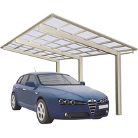 Ximax Carport Linea Typ 110 Edelstahl-Look XS 243 x
