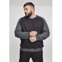 URBAN CLASSICS 2-tone Raglan Crewneck in Blau, Größe 4XL