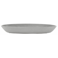 Ecopots Untersetzer Sofia oval Weißgrau 26 cm