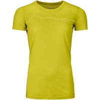 Ortovox Damen 150 Cool Mountain T-Shirt (Größe S, gelb)