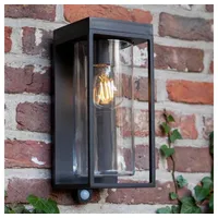 Lutec Solar Wandleuchte Flair mit Sensor, Schirm zentral