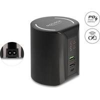 DeLock 41441 - USB-Ladegerät 5-12 V, 58 W, USB-C+Wireless
