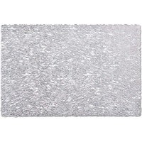 Zeller 26998 Platzset 'Weave', Kunststoff, Silber, ca. 45 x
