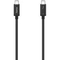 Hama Thunderbolt Anschlusskabel USB-C 0,8 m 40 Gbit/s Schwarz