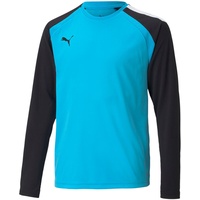 Puma Teampacer GK LS Jersey Jr blue atoll/black/white 116