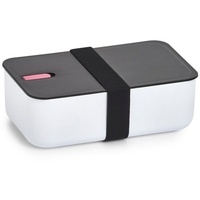 Zeller Present Lunchbox weiß - weiß, schwarz, pink