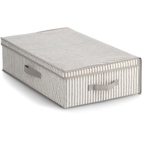 Zeller Aufbewahrungsbox Stripes Kunststoff Beige L (Large)