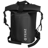 YEAZ Wasserfester Rucksack weißes Logo STOCKHOLM