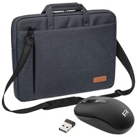 PEDEA Laptoptasche "ELEGANCE" 39,6cm 15,6 grau