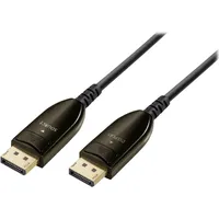 Maxtrack DisplayPort 1.4 Glasfaser Kabel (30 m DisplayPort Stecker,