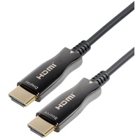 Maxtrack HDMI LWL Kabel 15 Meter