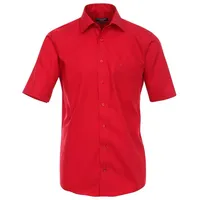 CasaModa Kurzarmhemd Comfort Fit NOS rot 42