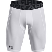 Under Armour Heatgear Compression Long Baselayer-shorts - White /