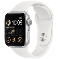 Apple Watch SE 2022 GPS 40 mm Aluminiumgehäuse silber,