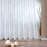 WECKBRODT Gardine »VIVIEN«, (1 St.), echte Stickerei, Voile, Allover,