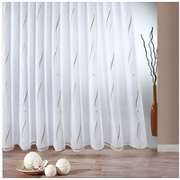 WECKBRODT Gardine »VIVIEN«, (1 St.), echte Stickerei, Voile, Allover,