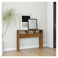 VidaXL Konsolentisch Räuchereiche 105x30x80 cm Holzwerkstoff