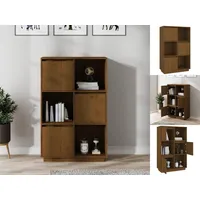 VidaXL Highboard Honigbraun 74x35x117 cm Massivholz Kiefer