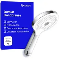 Duravit Handbrause 3jet Click 120 240mm, Anschl.-G. G 1/2,