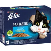 FELIX Fantastische Fisch-Gelee-Geschmacksrichtungen 12 x 85 g