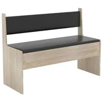 VCM Holz Eckbank Sitzbank Bank mit Truhe Esal Breite