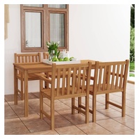 VidaXL Garten-Essgruppe 5-tlg. Braun