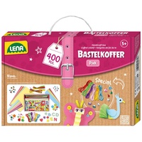 SIMM Spielwaren Lena Bastelkoffer Pink Faltschachtel