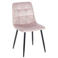 CLP Esszimmerstuhl Antibes Samt pink